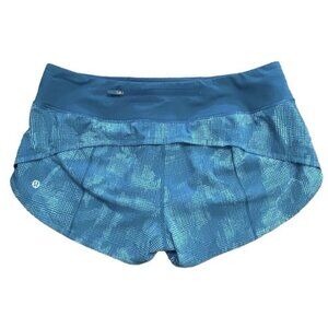 Lululemon sz 8 women’s Shorts Blue athletic 2” Inseam Gym Running Summer